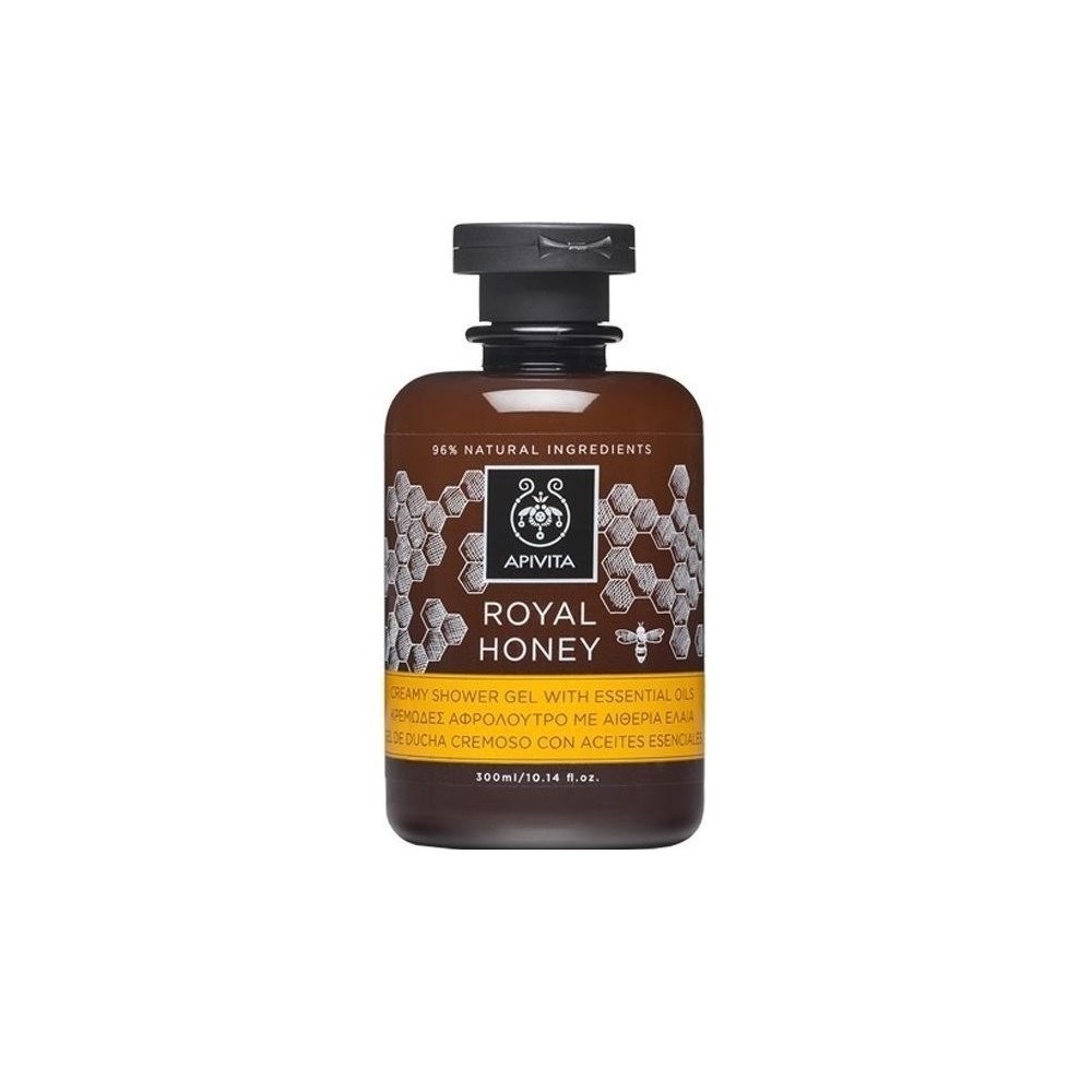 Apivita Royal Honey Κρεμώδες Αφρόλουτρο Ξηρή Eπιδερμίδα 300ml
