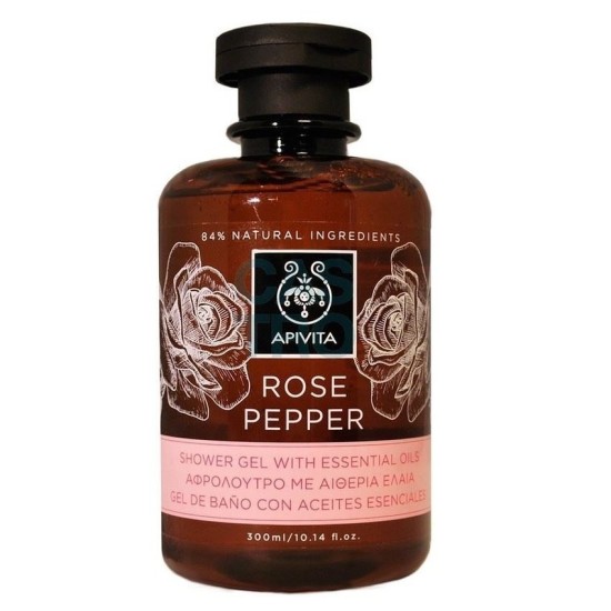 Apivita Rose Pepper Αφρόλουτρο 300ml