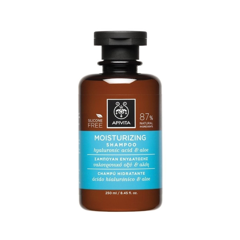 Apivita Moisturizing Shampoo with Hyaluronic Acid & Aloe 250ml