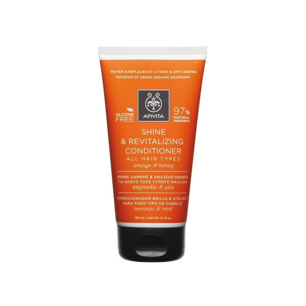 APIVITA Shine and Revitalizing Conditioner for All Hair Types 15