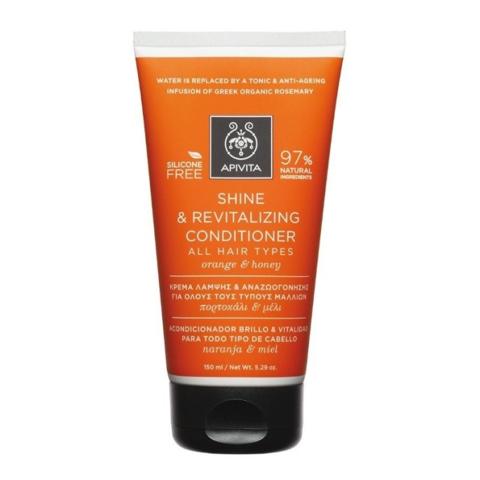 APIVITA Shine and Revitalizing Conditioner for All Hair Types 15