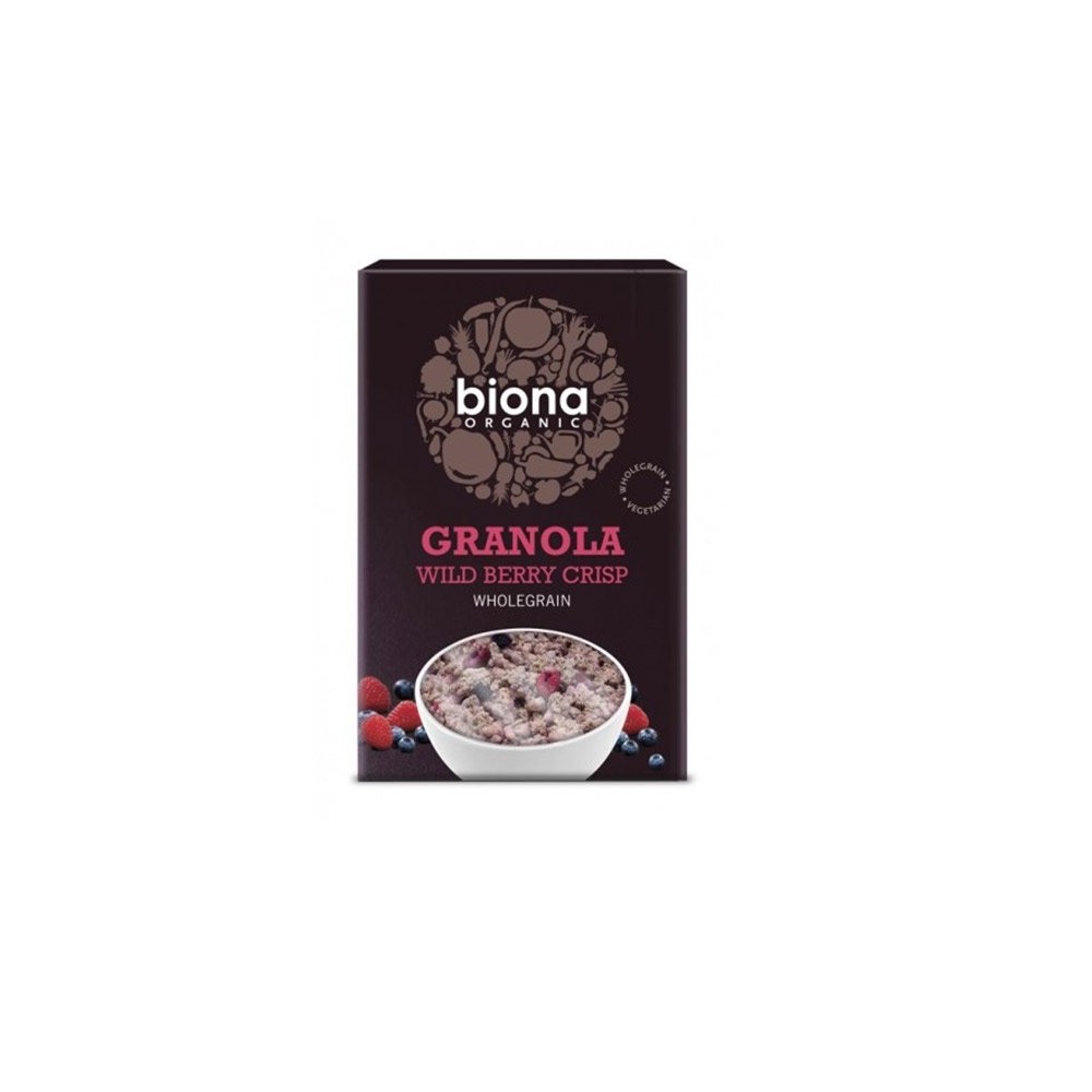 Biona Organic Granola  Wild Berry Crisp 375g