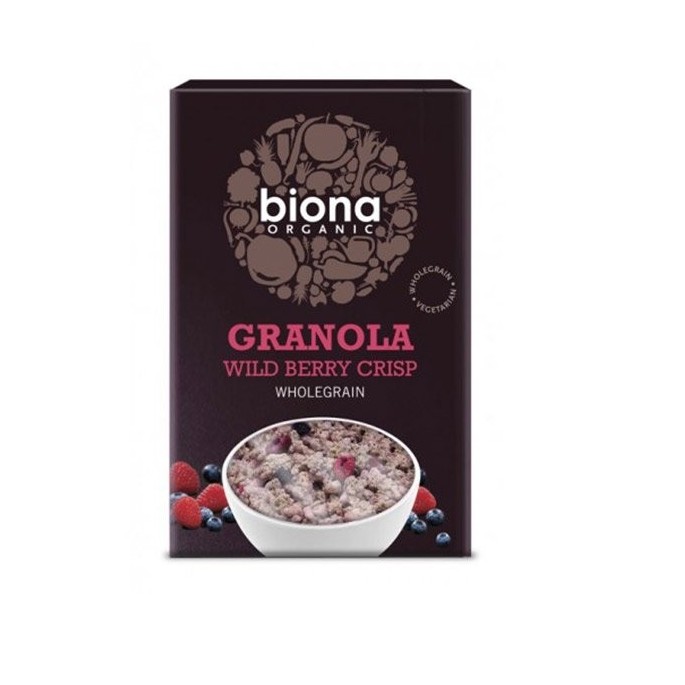 Biona Organic Granola  Wild Berry Crisp 375g
