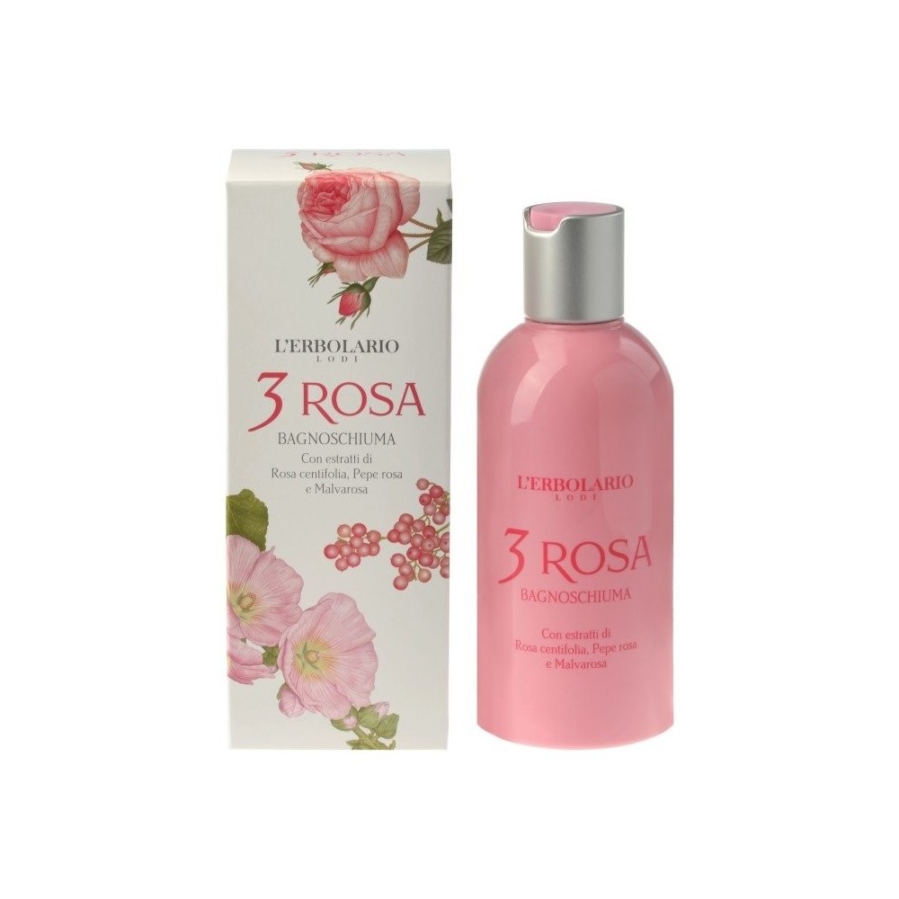 L'Erbolario 3 Rosa Bagnoschiuma Αφρόλουτρο 250ml