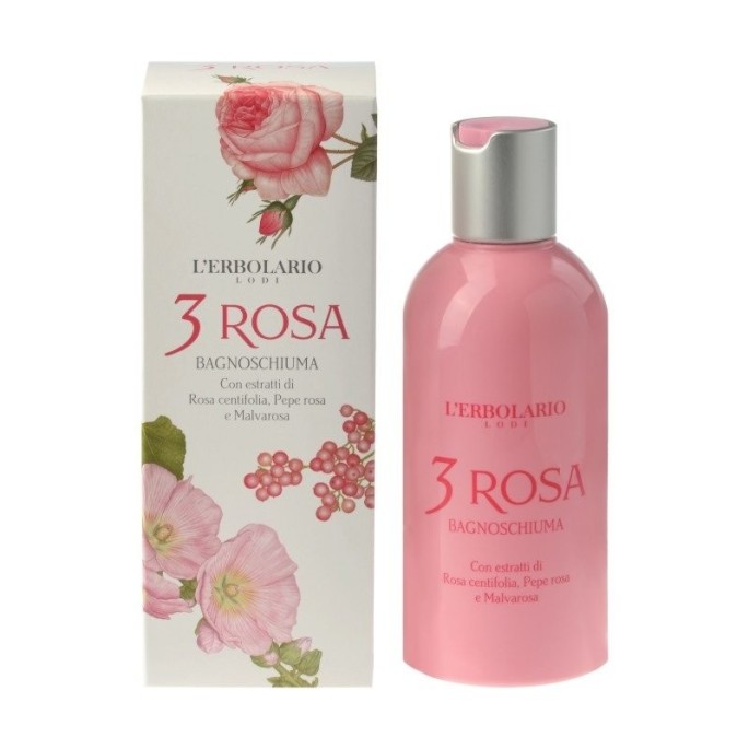L'Erbolario 3 Rosa Bagnoschiuma Αφρόλουτρο 250ml