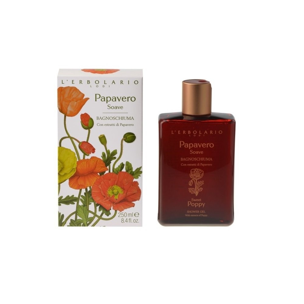 L'Erbolario Papavero Soave Bagnoschiuma Αφρόλουτρο 250ml