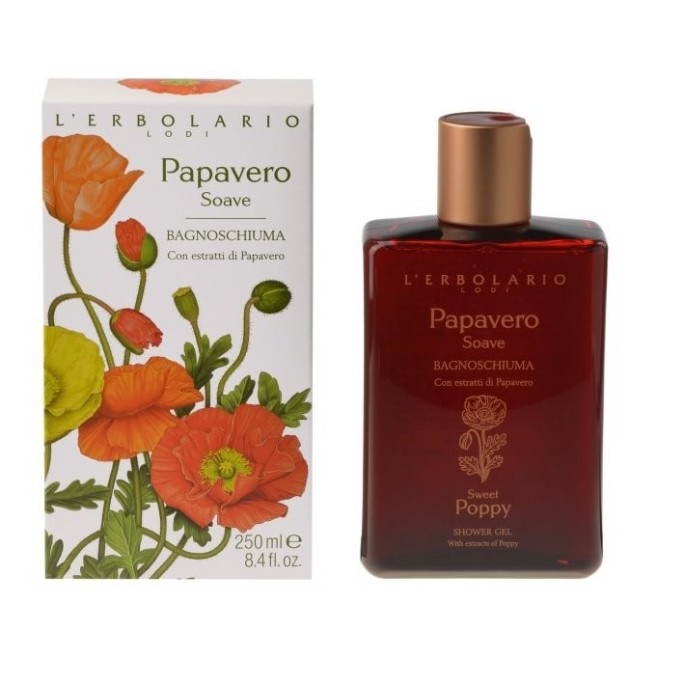 L'Erbolario Papavero Soave Bagnoschiuma Αφρόλουτρο 250ml