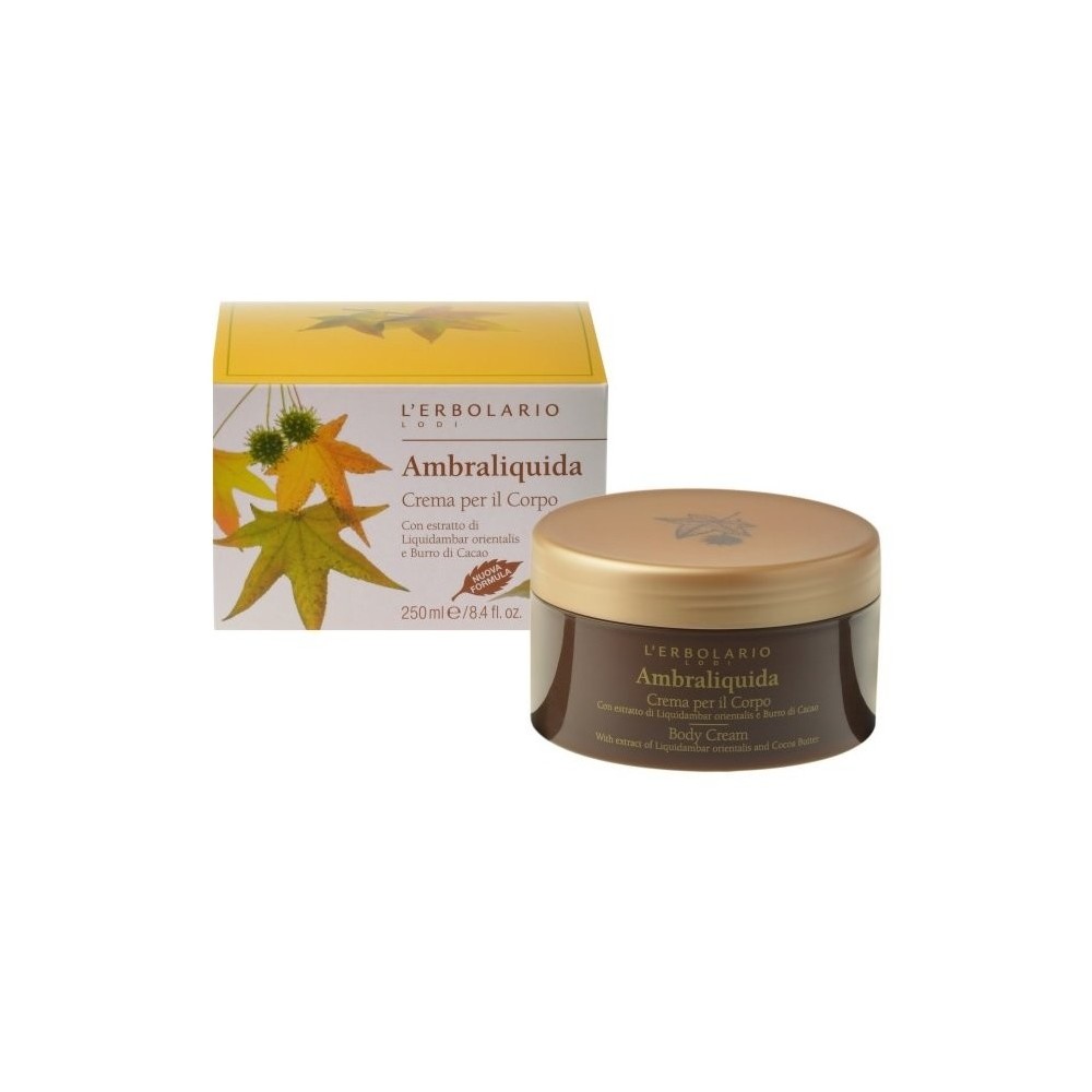 L'Erbolario Ambraliquida Body Cream 250ml