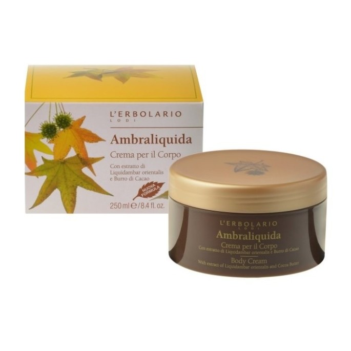 L'Erbolario Ambraliquida Body Cream 250ml