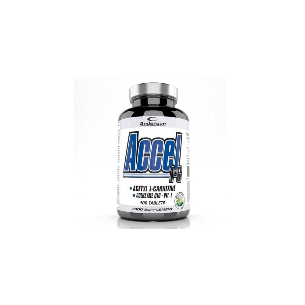 ANDERSON ACCEL 1-G 100CPR ACETYL CARNITINE 120gr