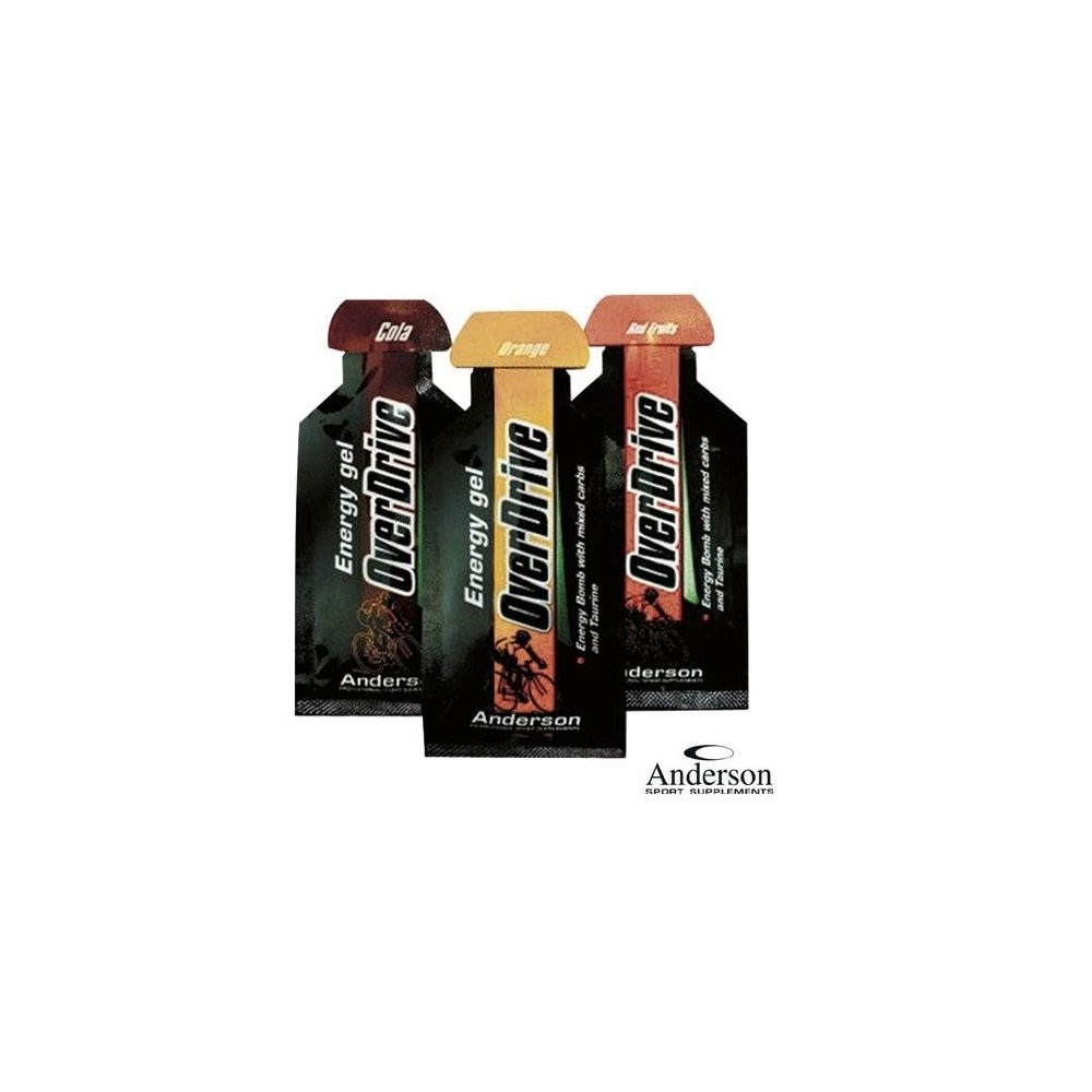 ANDERSON OVER DRIVE ENERGY GEL ORANGE 18X30G