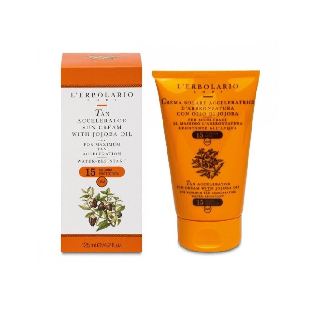 L'Erbolario  Tan accelerator Sun Cream for the body SPF 15 125ml