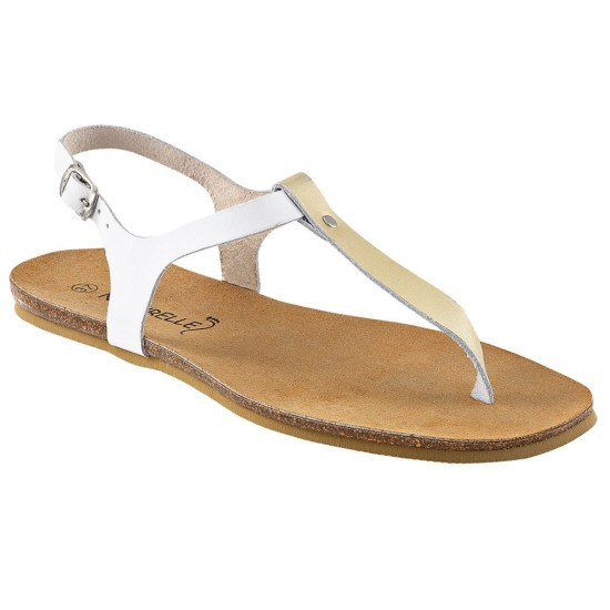 Naturelle SANDALS WHITE-GOLD 6862