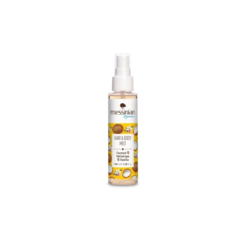 MESSINIAN SPA HAIR & BODY MIST - ΚΑΡΥΔΑ & ΗΛΙΟΤΡΟΠΙΟ & ΒΑΝΙΛΙΑ -