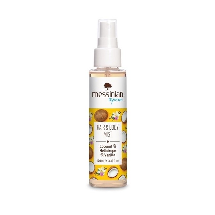 MESSINIAN SPA HAIR & BODY MIST - ΚΑΡΥΔΑ & ΗΛΙΟΤΡΟΠΙΟ & ΒΑΝΙΛΙΑ -