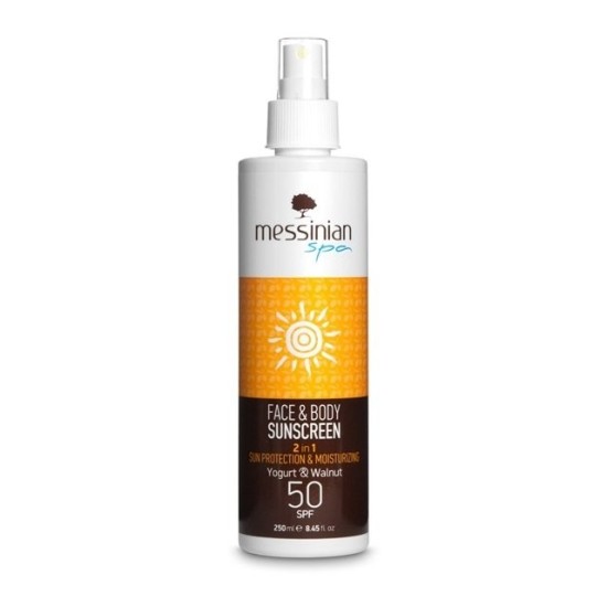 MESSINIAN SPA SUNSCREEN YOGURT & CARROT SPF 30 - 250ML