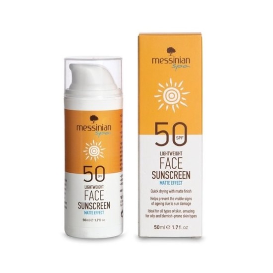 MESSINIAN SPA SUNSCREEN YOGURT & WALNUT SPF 50 - 250ML