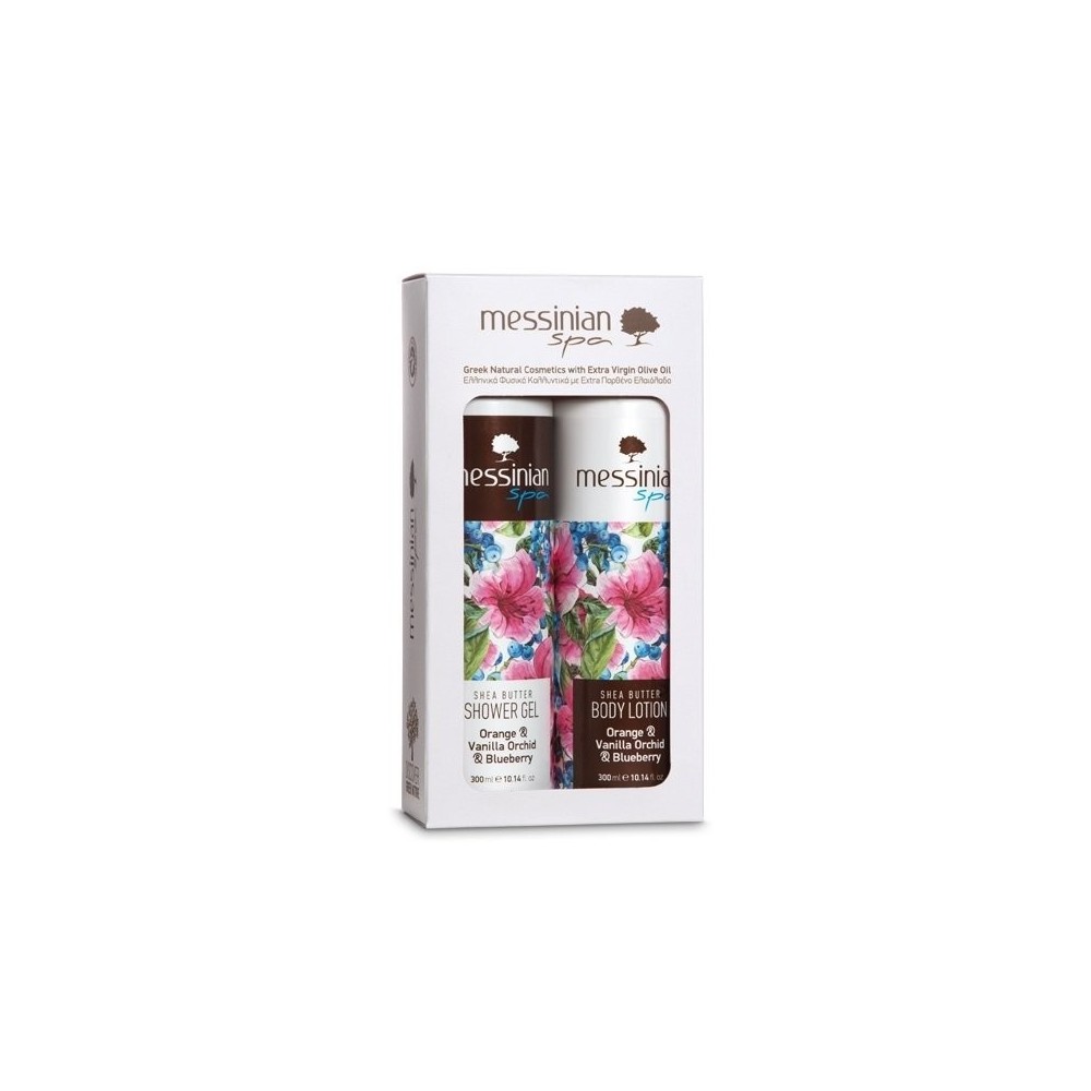 MESSINIAN SPA 2 PACK GIFT SET - ΠΟΡΤΟΚΑΛΙ & ΒΑΝΙΛΙΑ ΟΡΧΙΔΕΑ & ΜΥ