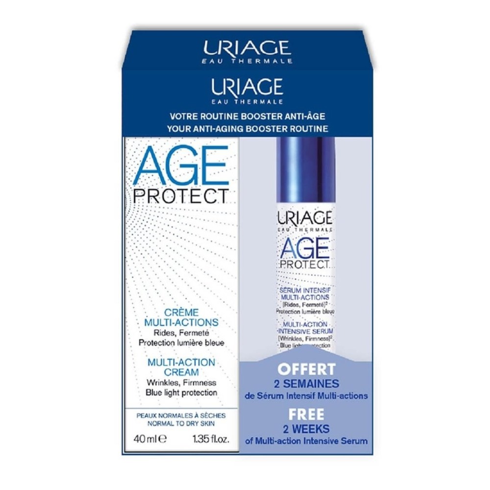 URIAGE AGE PROTECT MULTI ACTION KIT - CREAM 40ML & INTENSIVE SER