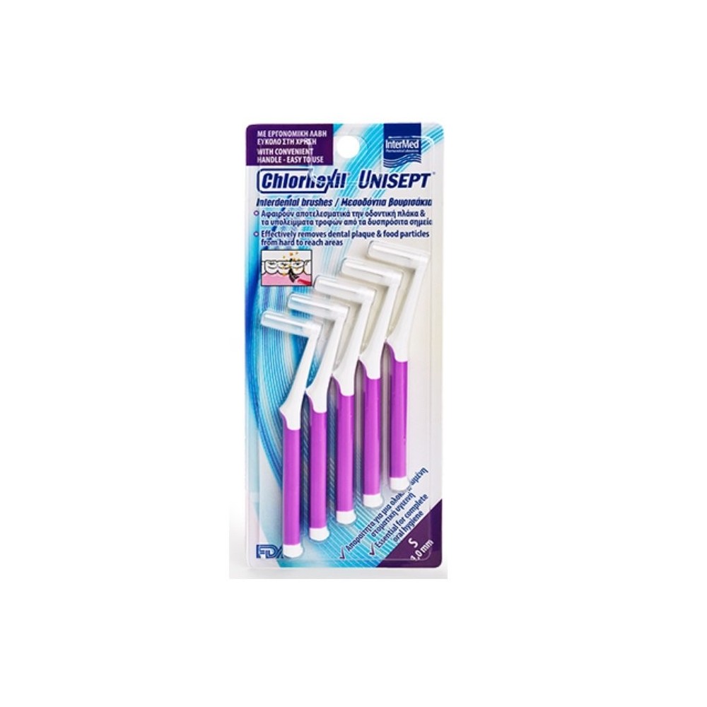 INTERMED CHLORHEXIL INTERDENTAL BRUSHES M 1,2mm - 5pcs