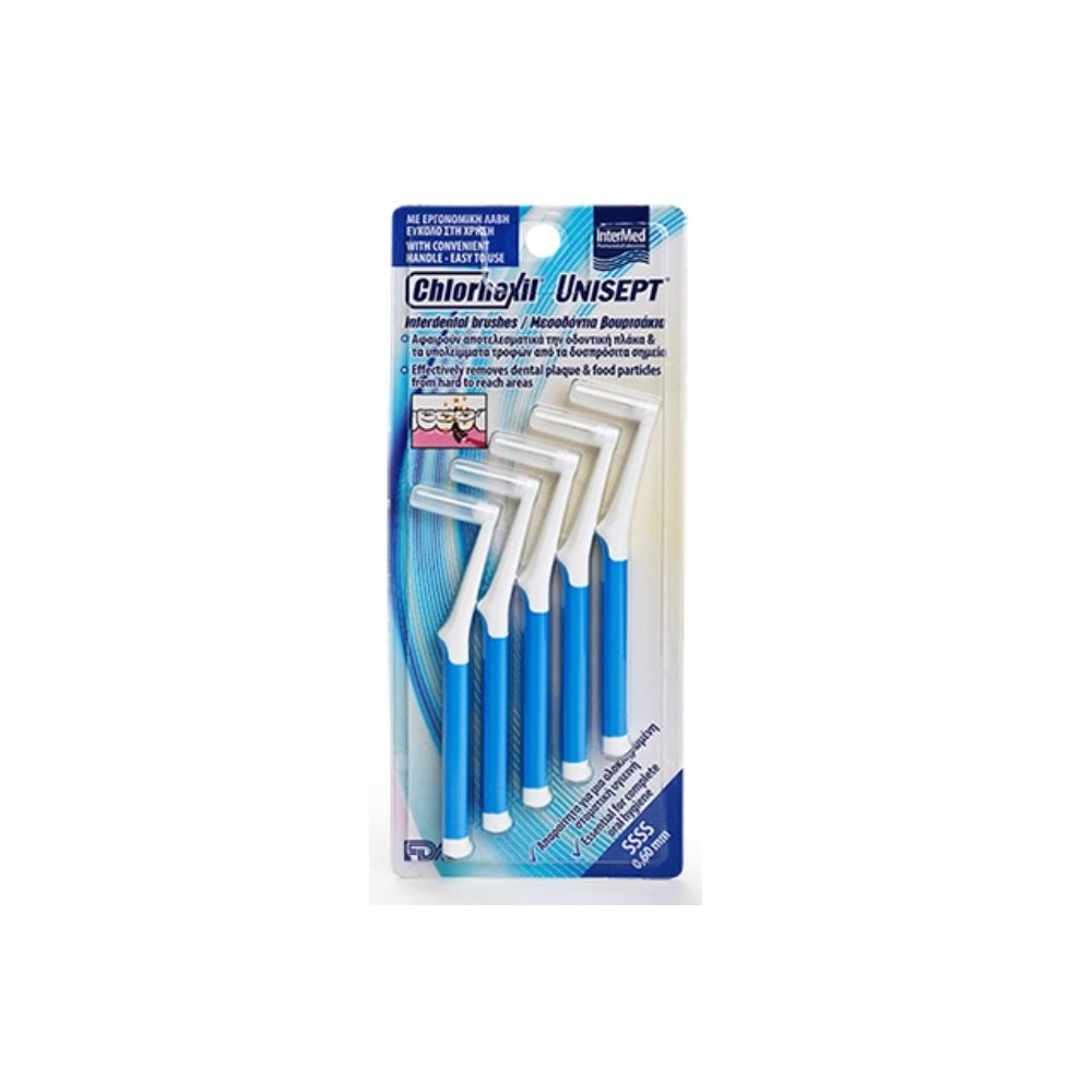 INTERMED CHLORHEXIL INTERDENTAL ΜΕΣΟΔΟΝΤΙΑ ΒΟΥΡΤΣΑΚΙΑ SSS 0.7mm 