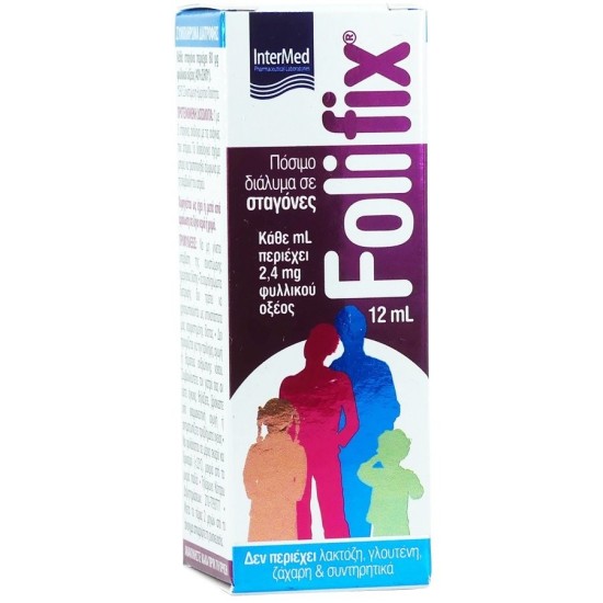 INTERMED FOLIFIX FOLIC ACID DROPS - 12ml