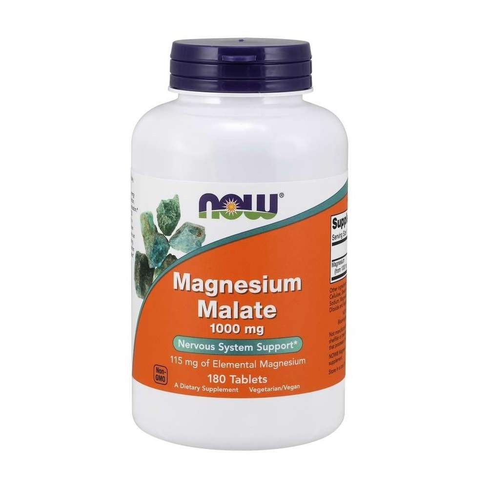 NOW Magnesium Malate 1000mg - 180tabs