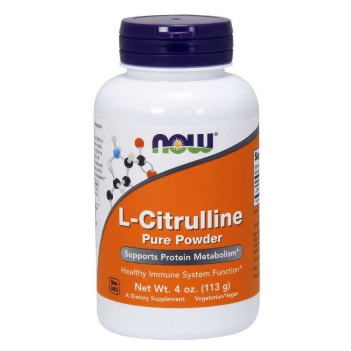 NOW L-Citrulline Pure Powder - 4oz. (113g)