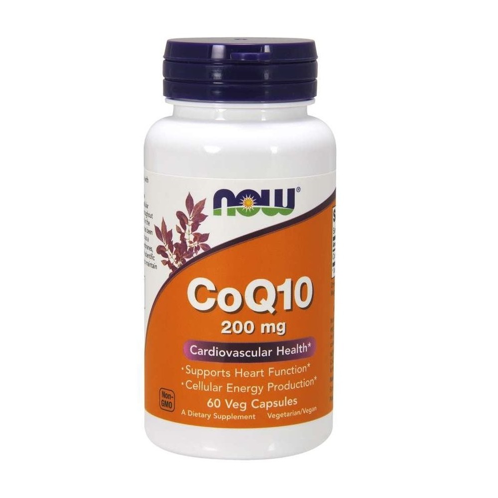 NOW CoQ10 200mg - 60 Vcaps