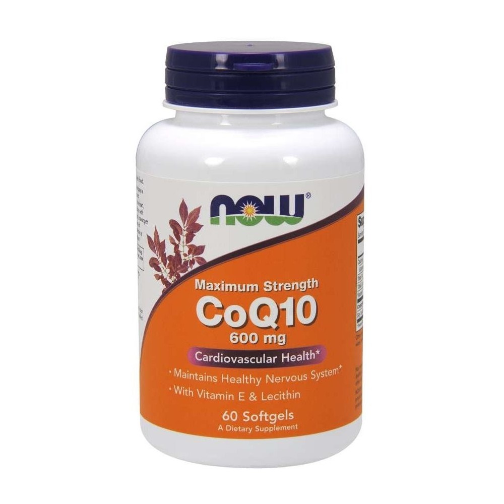 NOW CoQ10 600mg - 60 Vcaps
