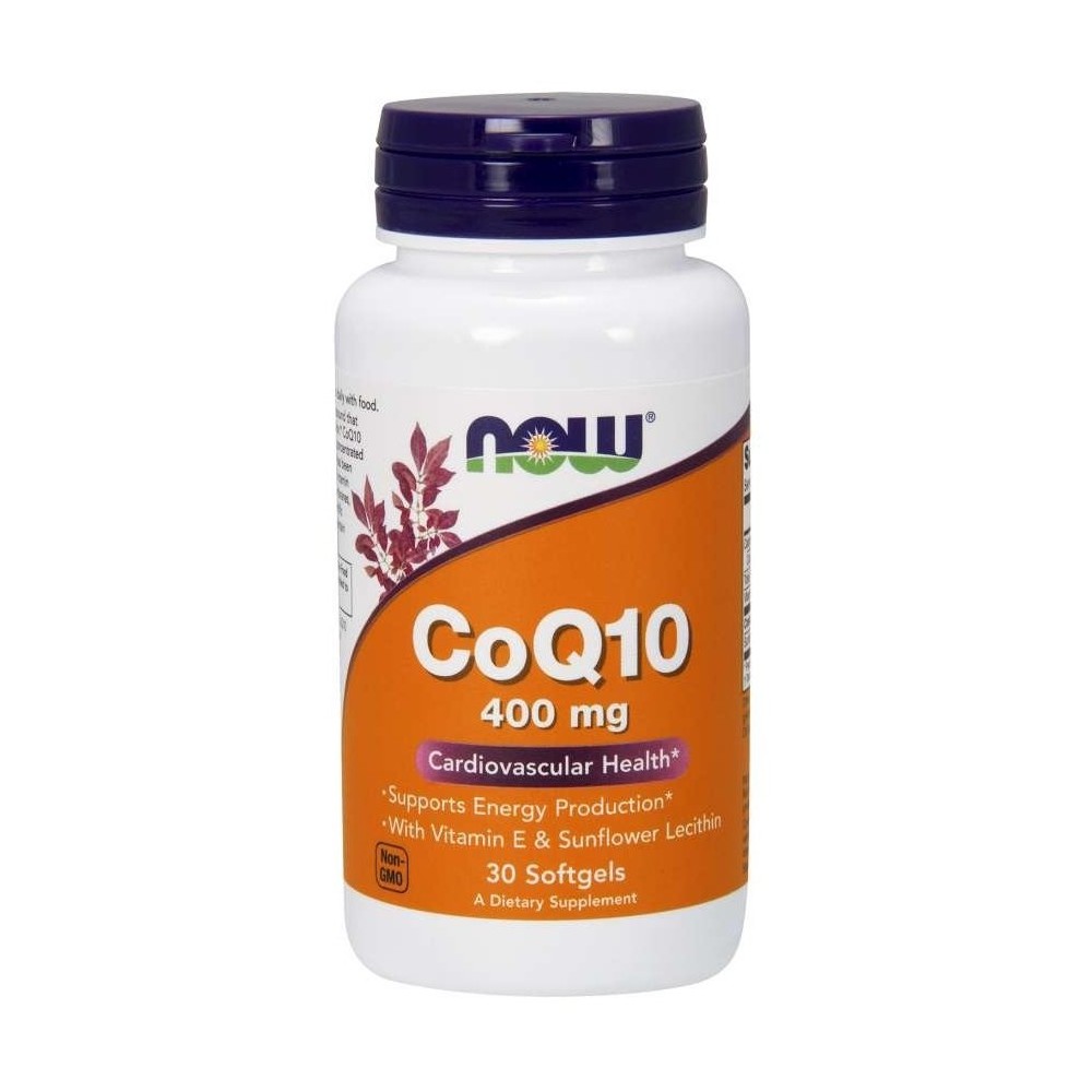 NOW CoQ10 400mg - 30 Vcaps