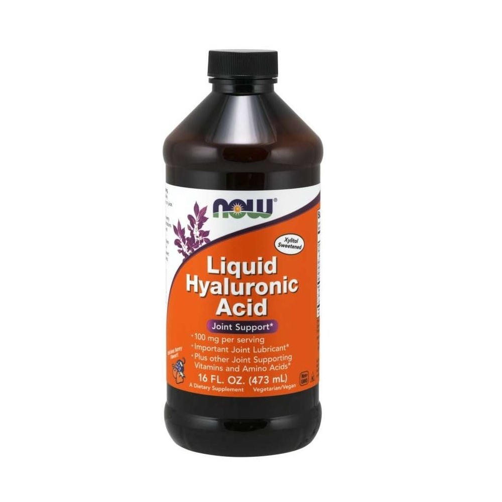 NOW Liquid Hyaluronic Acid 100mg - 16oz. (473ml)