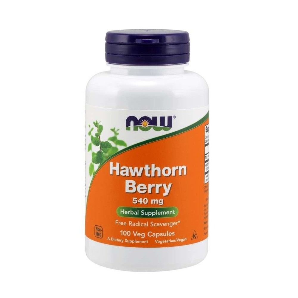 NOWFOODS Hawthorn Berry 540mg - 100 Vcaps