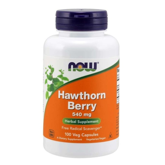 NOWFOODS Hawthorn Berry 540mg - 100 Vcaps