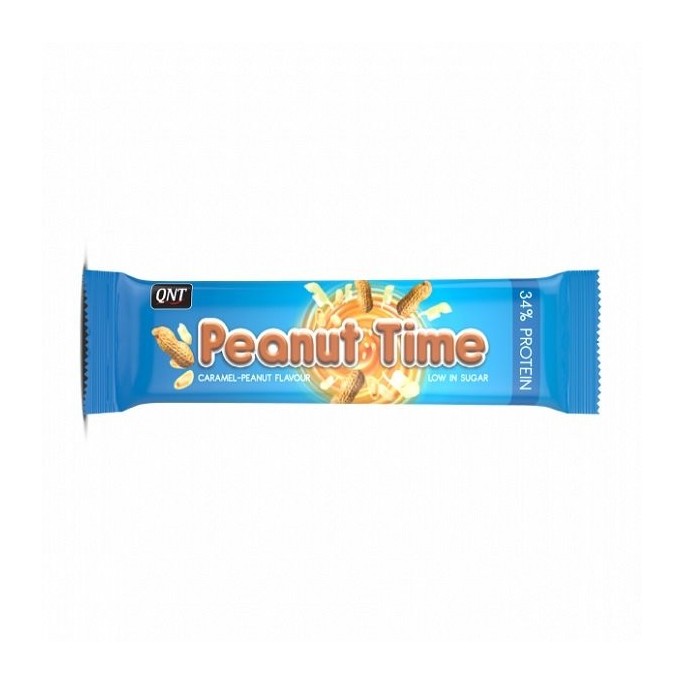 QNT Peanut Time Bars Caramel - 60g