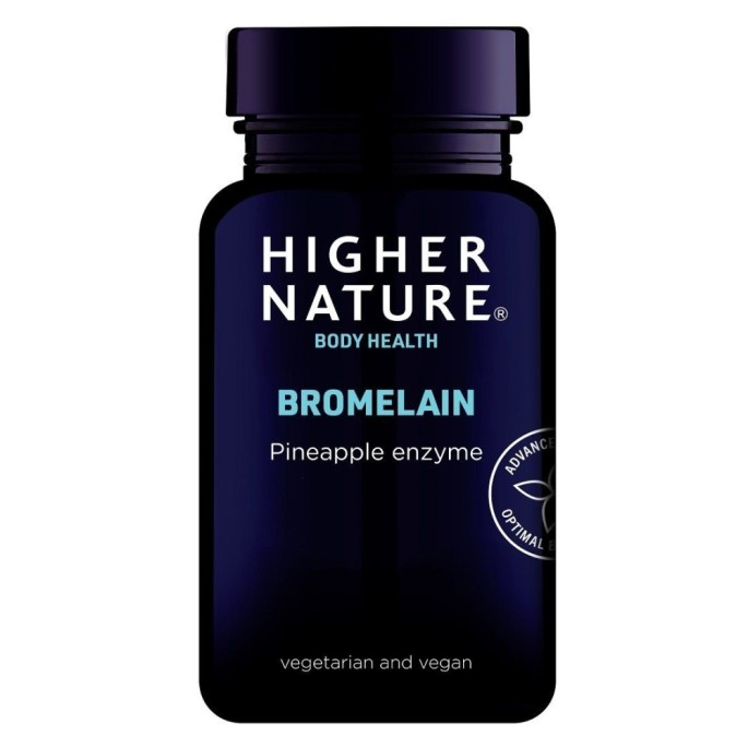 HIGHER NATURE BROMELAIN 90 CAPS