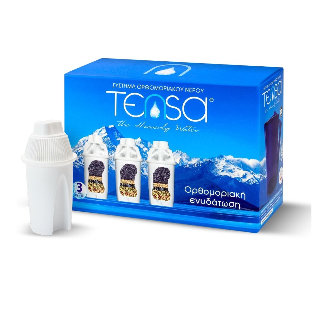TENSA Filter Water Carafe / Jug Replacement Filter- 3 pcs