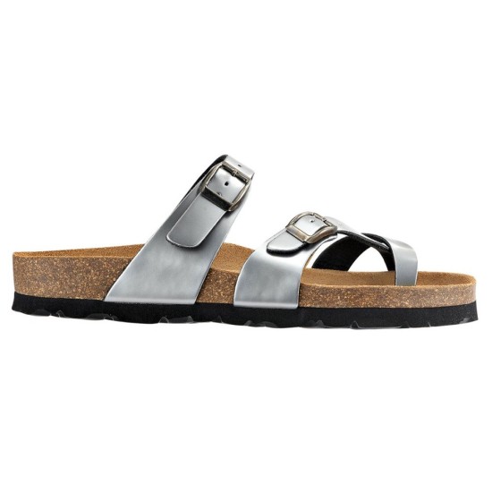 NATURELLE DUBLIN ANATOMIC SANDAL Silver