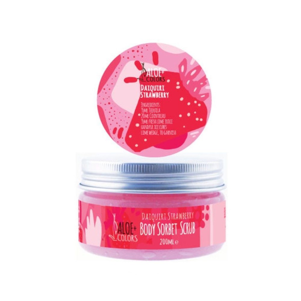 ALOE+ COLORS Daiquiri Strawberry Sorbet Scrub - 200ml