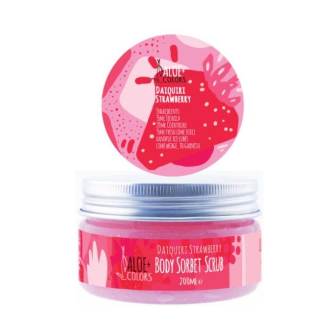ALOE+ COLORS Daiquiri Strawberry Sorbet Scrub - 200ml