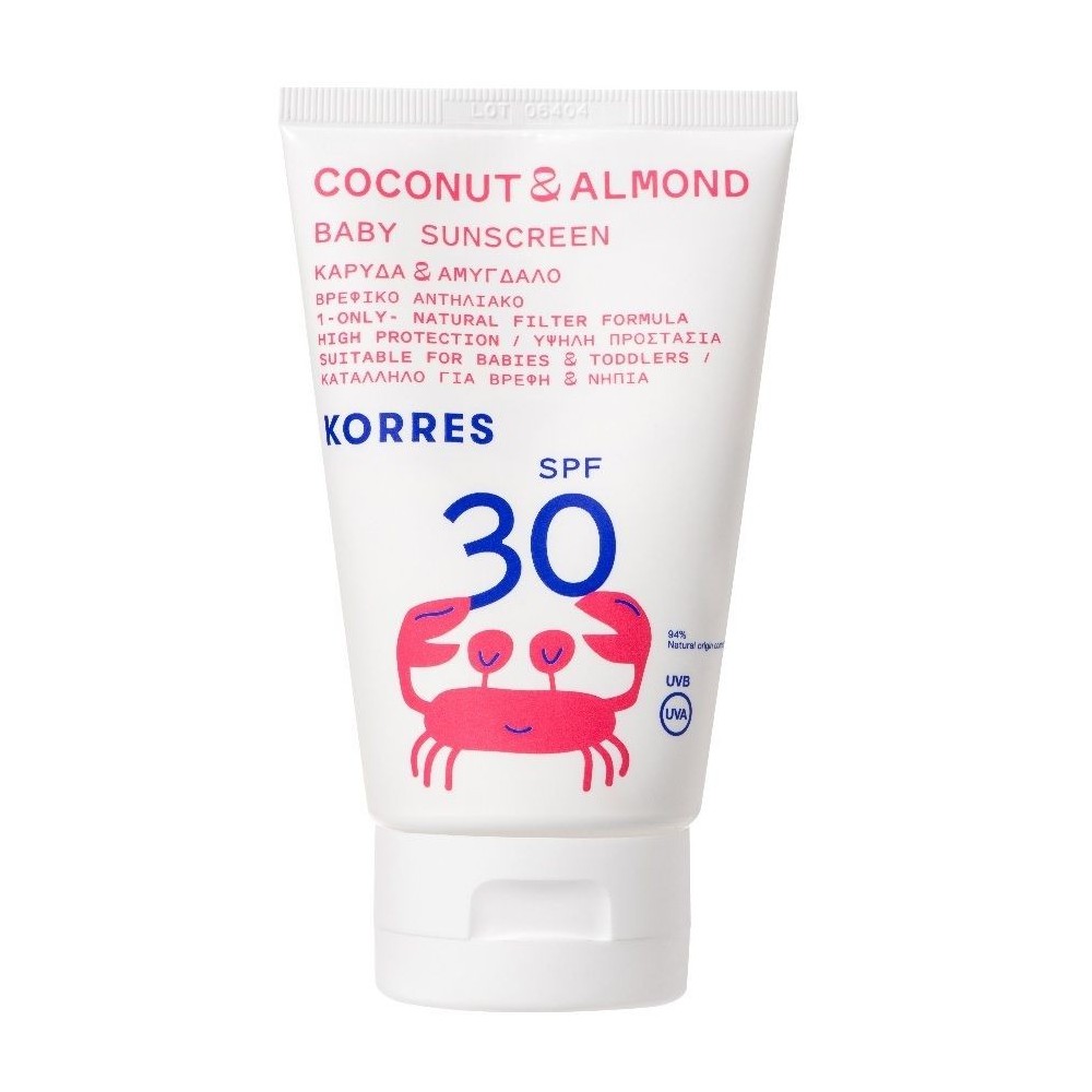 KORRES Baby Sunscreen Coconut & Almond SPF30 - 100ml