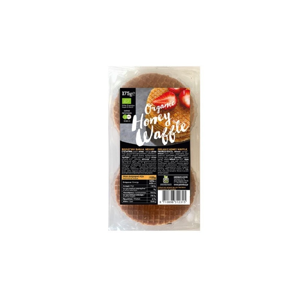 Green Bay Organic Honey Waffle 175g