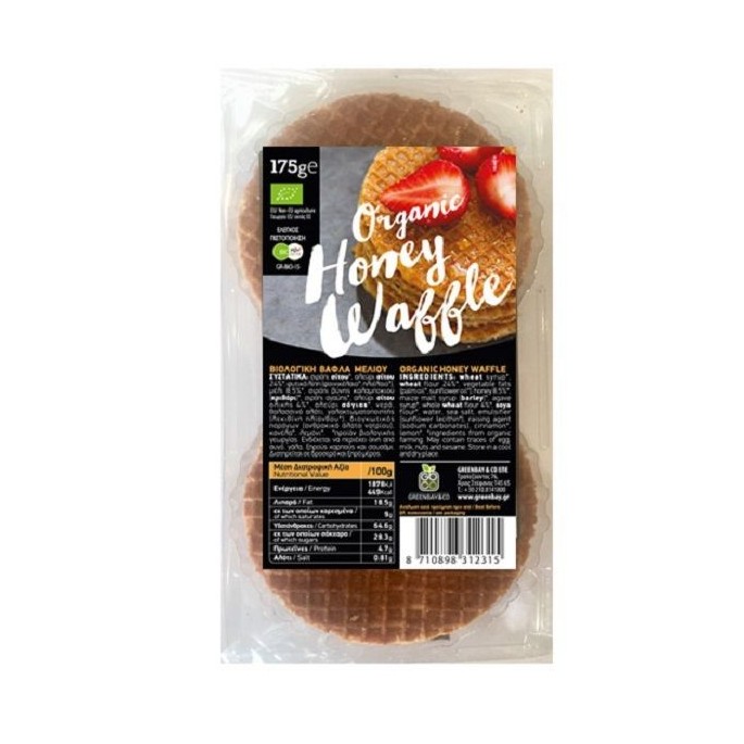 Green Bay Organic Honey Waffle 175g