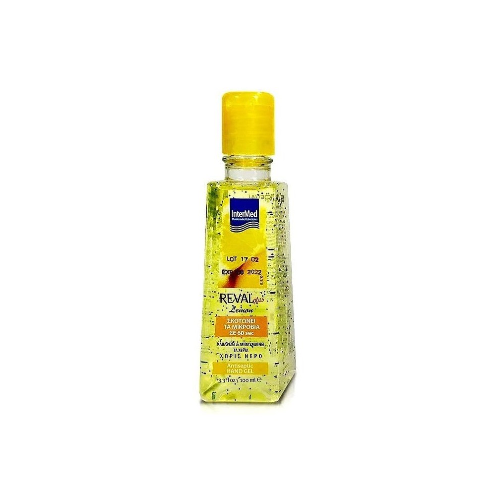 Intermed Reval Plus Lemon Antiseptic Hand Gel 100ml