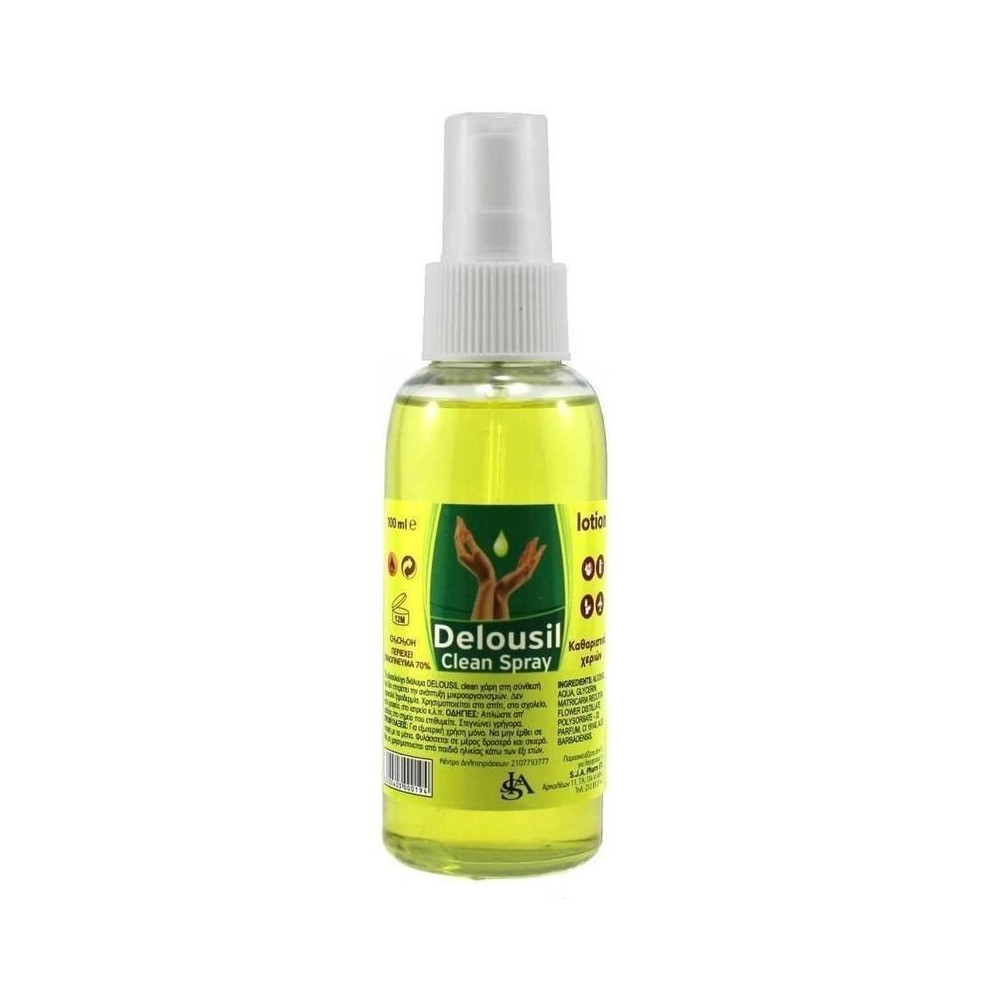 Delousil Hands Clean Alcoholic Hand Cleaner Spray 100ml