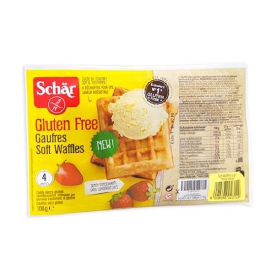 SCHAR SOFT WAFFLES Gluten Free 100gr