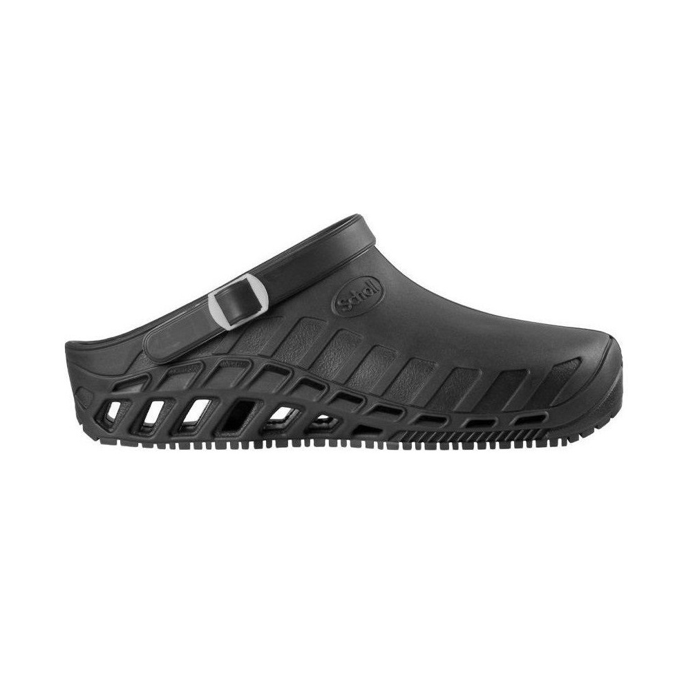 Scholl Clog Evo Ανατομικό Σαμπό Unisex Μαύρο F265631004