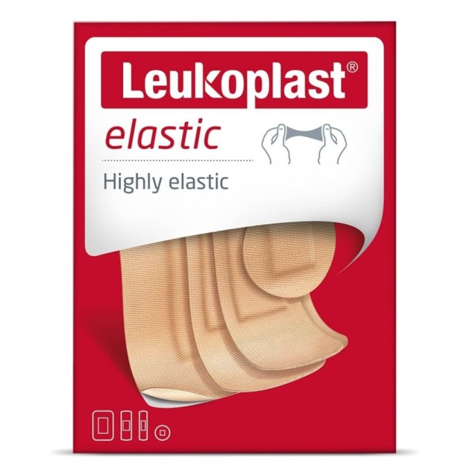 LEUKOPLAST ELASTIC Adhessive Dressings in 4 Sizes - 40pcs