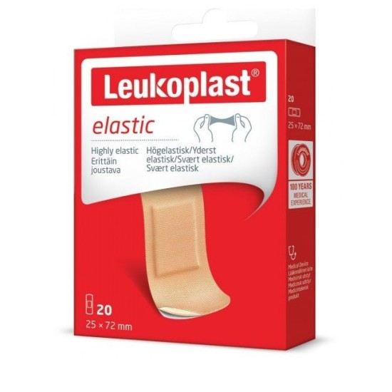 LEUKOPLAST ELASTIC Adhessive Dressings 25x72mm  - 20pcs