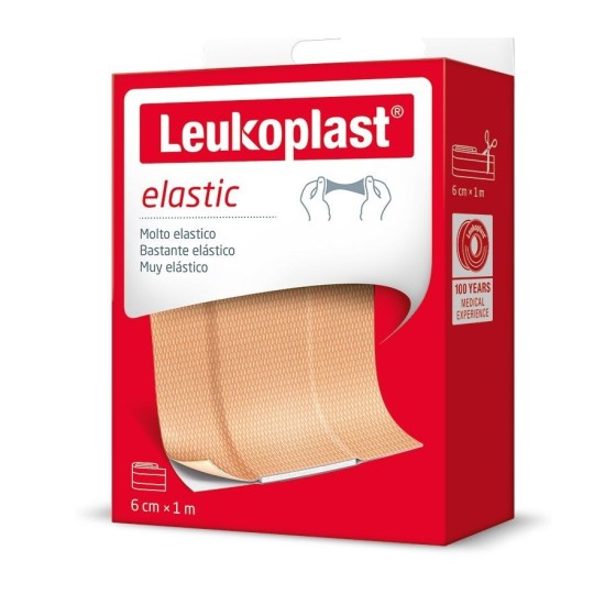 LEUKOPLAST ELASTIC  Adhessive Dressings 6cm x 1m - 20pcs